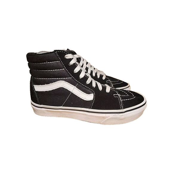 Vans SK8-Hi TC6D Black Suede High Top Lace Up Skateboard Mens Size 6, Womens 7.5 - Picture 5 of 9
